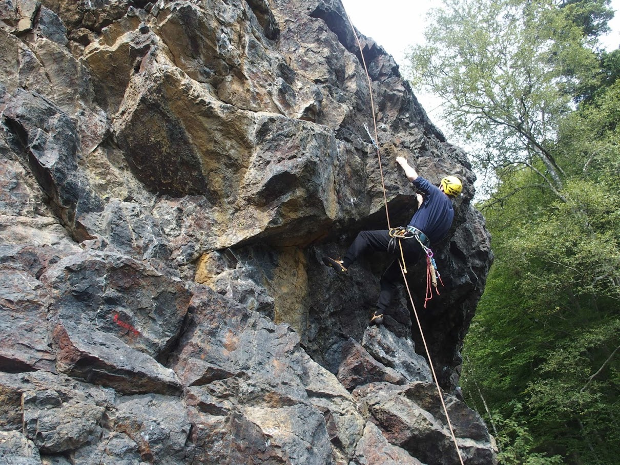 Rock Climbing near Prague, Czechia